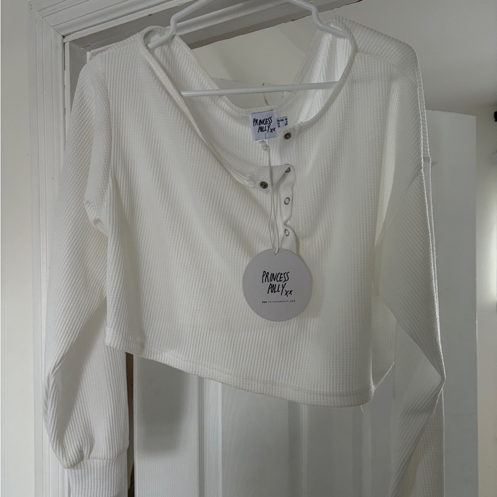 Princess Polly Long Sleeve Henley Top